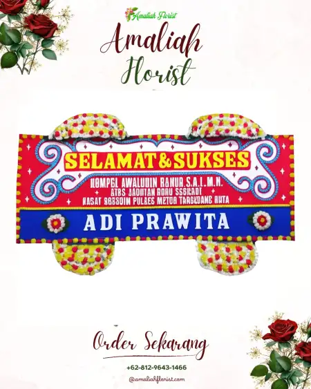 Papan Bunga Ucapan Selamat Sripendowo